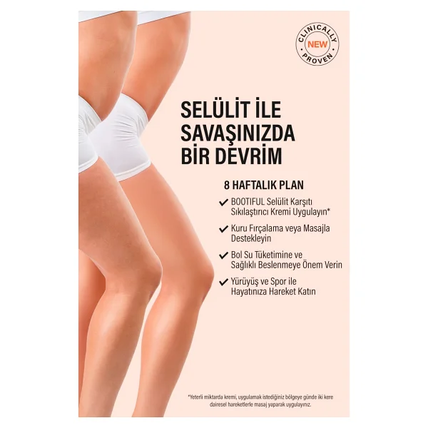 Bootiful Selülit Karşıtı Sıkılaştırıcı Krem - Görsel 9