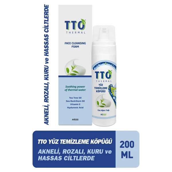 Tto Yüz Temizleme Köpüğü 200 Ml - Çay Ağacı Yağlı Arındırıcı Cilt Temizleyici Demodex'e Eğilimli Ciltler İçin - Görsel 9