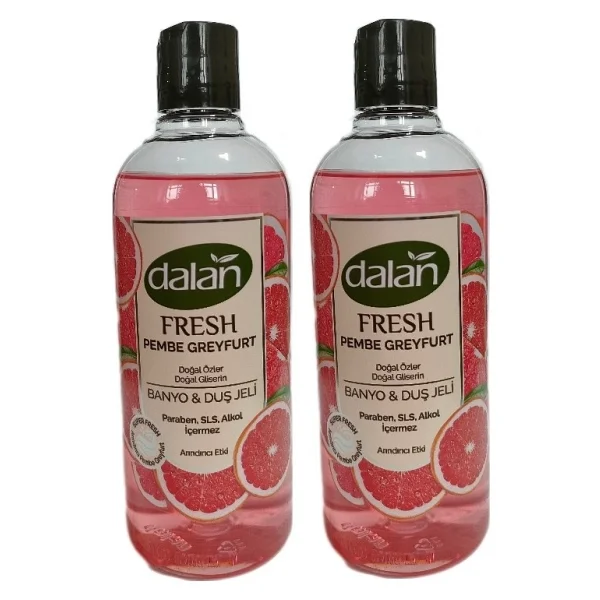 Dalan Fresh Pembe Greyfurt 500 ml 2 Adet Duş Jeli - Görsel 2