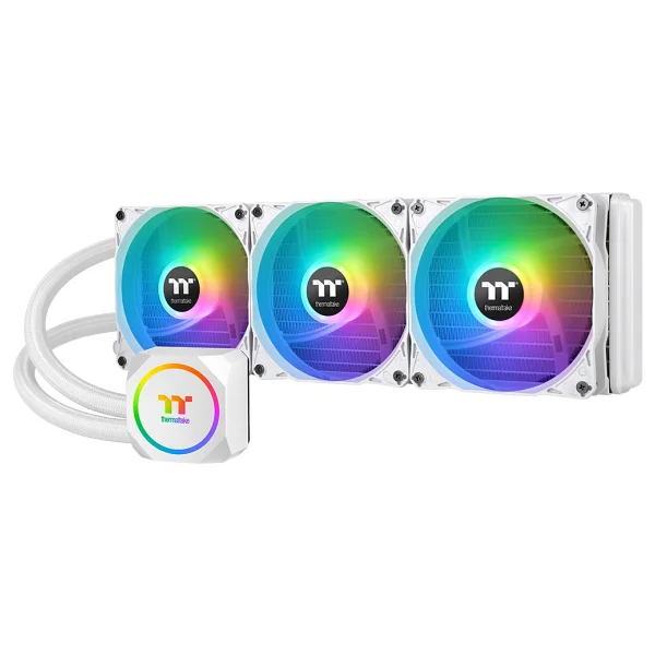 Thermaltake Th360 Argb Sync Snow Edition Aıo Cl-W302-Pl12sw-A 360 Mm İşlemci Sıvı Soğutucu - Görsel 6
