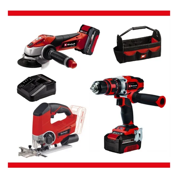 Einhell Te-Tk 18 Li Ag+CD+Js Tek Akülü Combo Set - Görsel 2