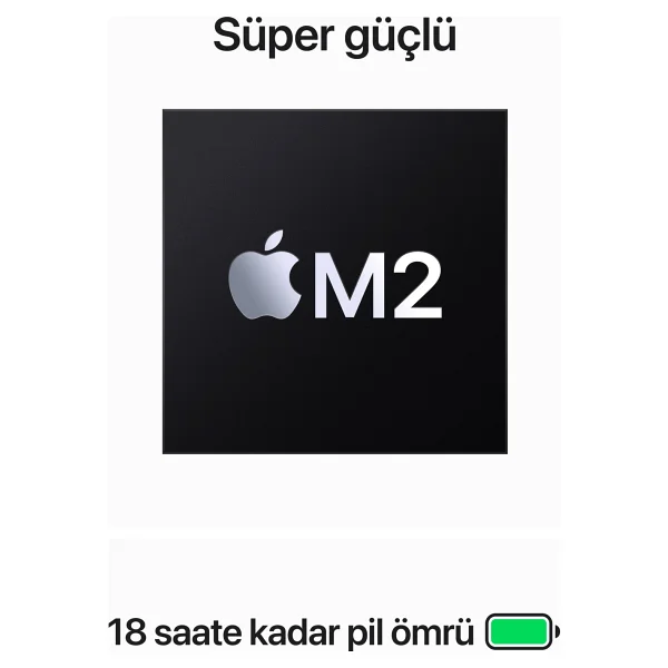 MacBook Air M2 8 GB 256 GB SSD 15.3" Notebook - Görsel 4