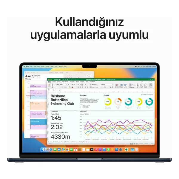 MacBook Air M2 8 GB 512 GB SSD 15.3" Notebook - Görsel 7