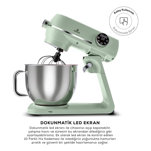 Karaca Multichef Artisan 7 Lt 1800 W Döküm Stand Mikser - Görsel 10