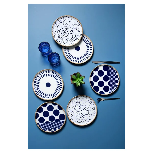 Porland Spotty 6 Kişilik 20 Cm Pasta Takımı - Görsel 6