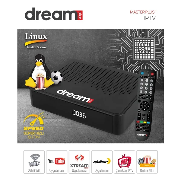 Dreamstar Master Plus Full HD Uydu Alıcısı - Görsel 8