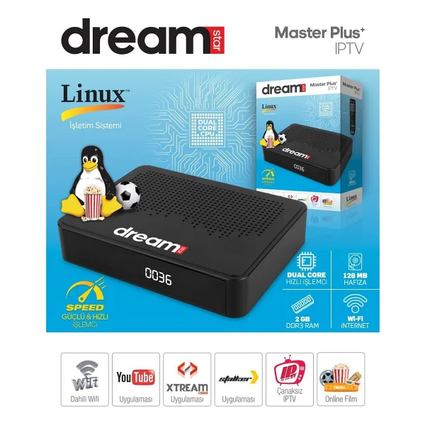Dreamstar Master Plus Full HD Uydu Alıcısı - Görsel 7