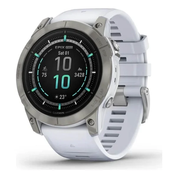 Garmin Epix Pro Gen 2 51mm Sapphire Edition Beyaz Akıllı Saat - Görsel 2