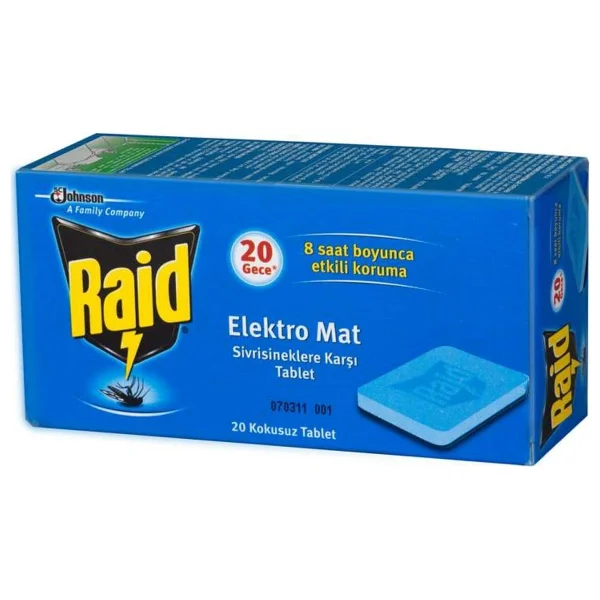 Raid Elektro Mat Kokusuz Tablet 20'li - Görsel 4