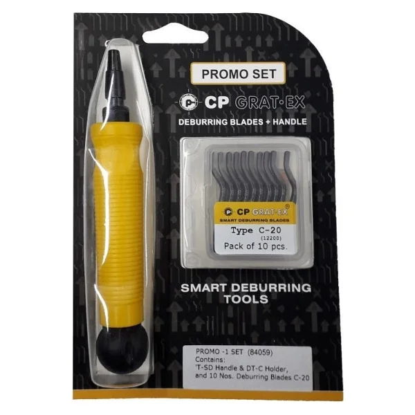 Cp Grat-Ex 10 Parça Çapak Alma Raspa Seti, Promo Set 1 - Görsel 3