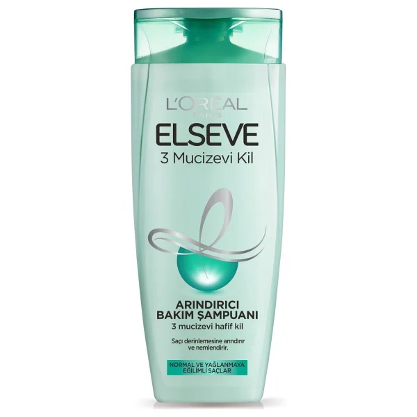 Loreal Elseve Üç Mucizevi Kil 450 ml Ağırlaştırmayan Şampuan - Görsel 2