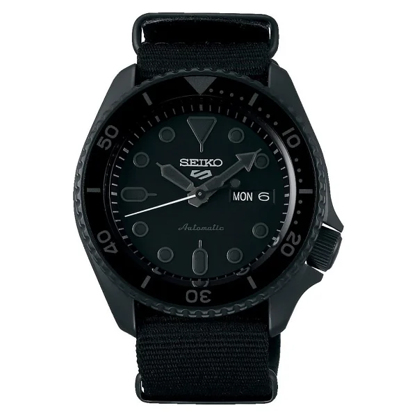 Seiko 5 Sports Skx Srpd79k Kumaş Kordon Siyah Erkek Kol Saati - Görsel 7