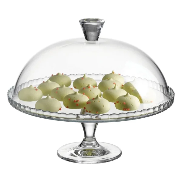 Paşabahçe Patisserie 95200 Kapaklı Ve Ayaklı Cam Kek Fanusu - Görsel 2