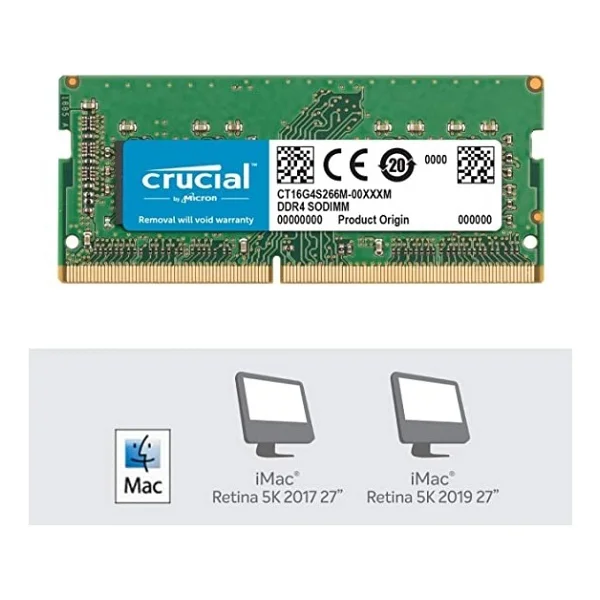 Crucial 16 GB 2666 MHz CL19 CT16G4S266M DDR4 Ram - Görsel 2