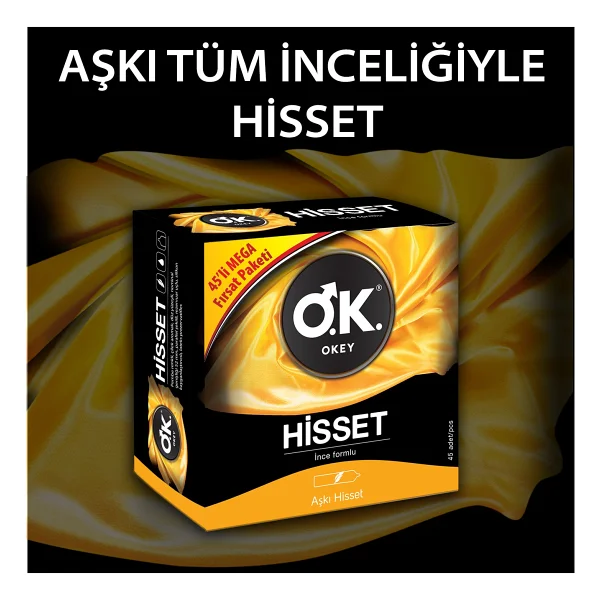 Okey Hisset 45'li Prezervatif - Görsel 4
