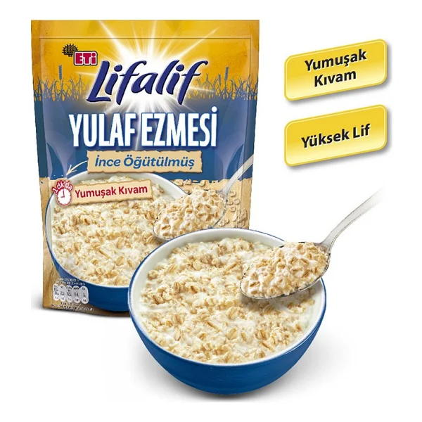 Eti Lifalif İnce Öğütülmüş Yulaf Ezmesi 350 Gr 2'li - Görsel 2