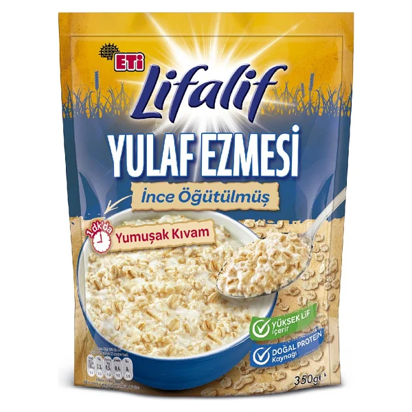 Eti Lifalif İnce Öğütülmüş Yulaf Ezmesi 350 Gr 2'li - Görsel 3