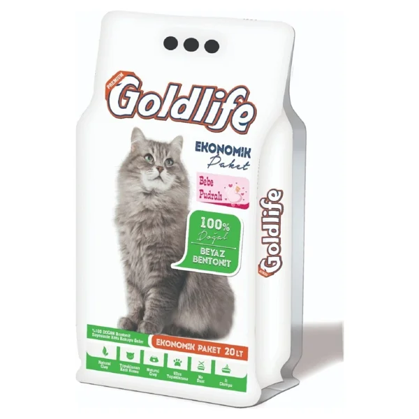 Goldlife 20 Lt Bentonit Kedi Kumu - Görsel 2