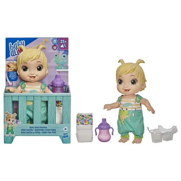 Baby Alive Zıplayan Bebeğim E9424 - Görsel 2