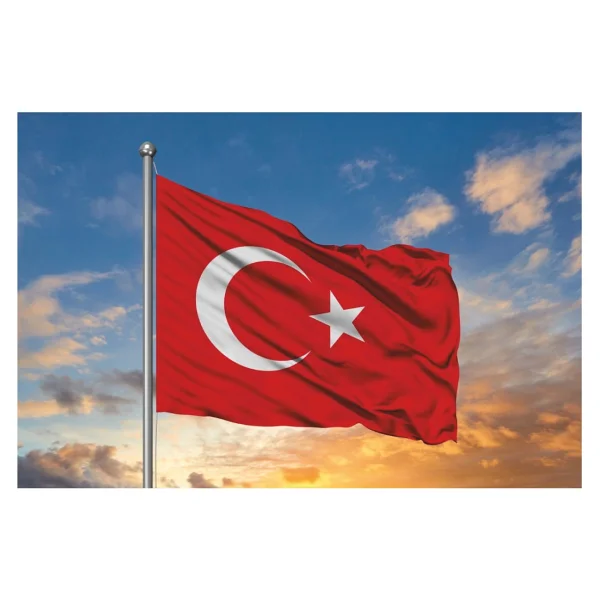 Ibsalpin Bayrak Raşel Türk Bayrağı 150 X 225 Cm - Görsel 3