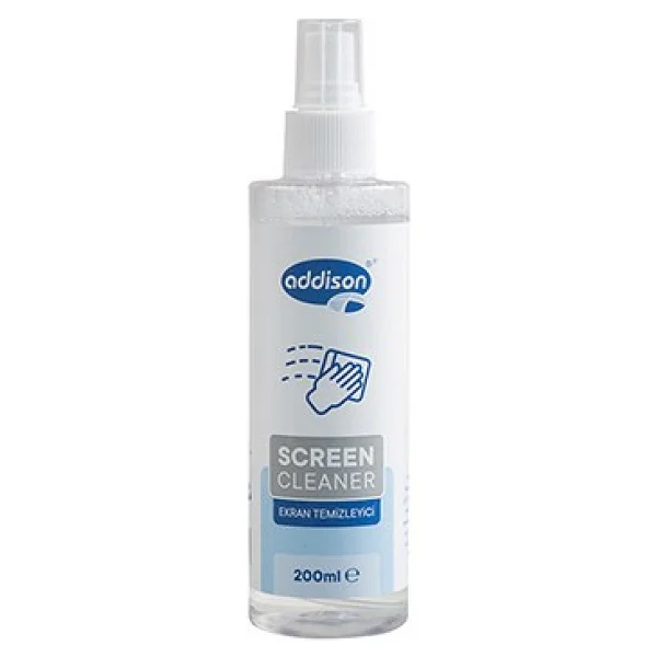Addison 300870 200 Ml Ekran Temizleyici Sprey + Mikrofiber Bez - Görsel 2