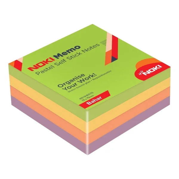 Noki Memo 75x75 Neon Gizemli Küp Blok 450 Sayfa - Görsel 7