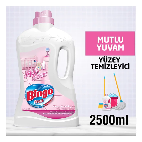 Bingo Fresh Mutlu Yuvam Yüzey Temizleyici 2.5 Lt - Görsel 6