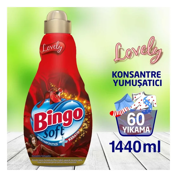 Bingo Soft Lovely Yumuşatıcı 60 Yıkama 1.44 Lt - Görsel 3