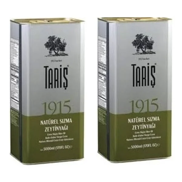 Tariş 1915 Natürel Sızma Zeytinyağı 5 Lt 2'li - Görsel 3