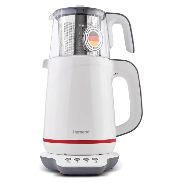 Homend Royaltea 1721h 1800 W Konuşan Çay Makinesi Krem - Görsel 2