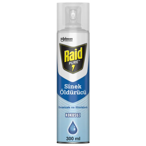 Raid Pure Kokusuz Sinek Öldürücü 300 Ml - Görsel 4