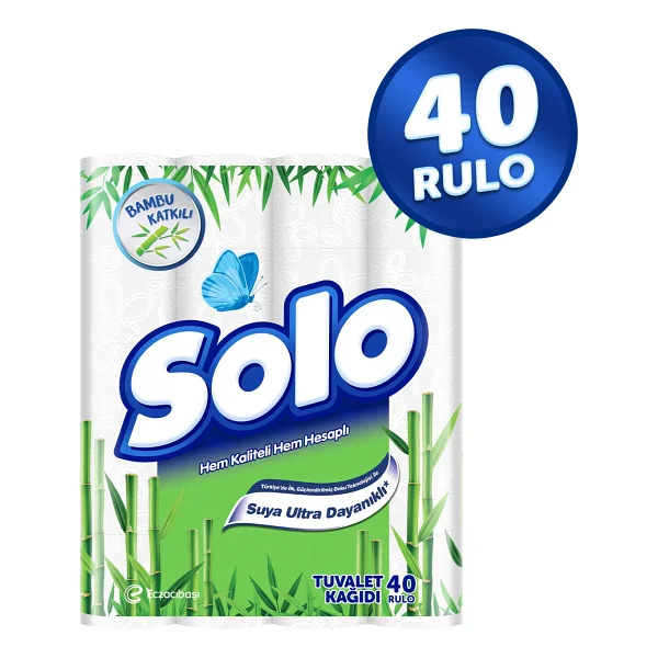 Solo Ultra Bambu Katkılı Tuvalet Kağıdı 40'lı - Görsel 5