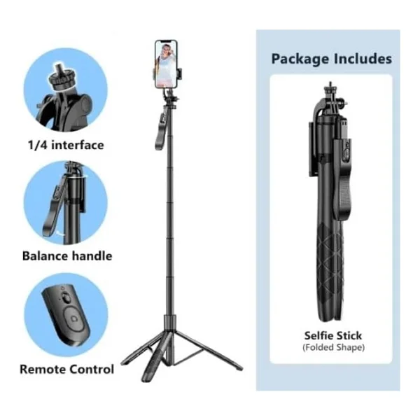 Torima L16 153 Cm Tripod - Görsel 8