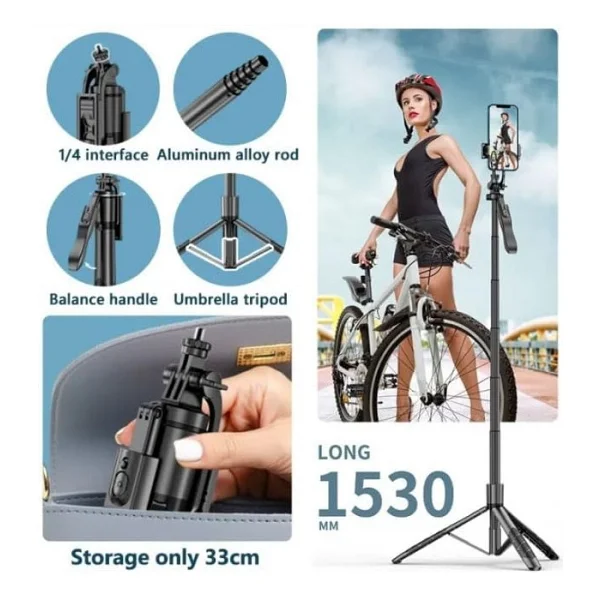 Torima L16 153 Cm Tripod - Görsel 10