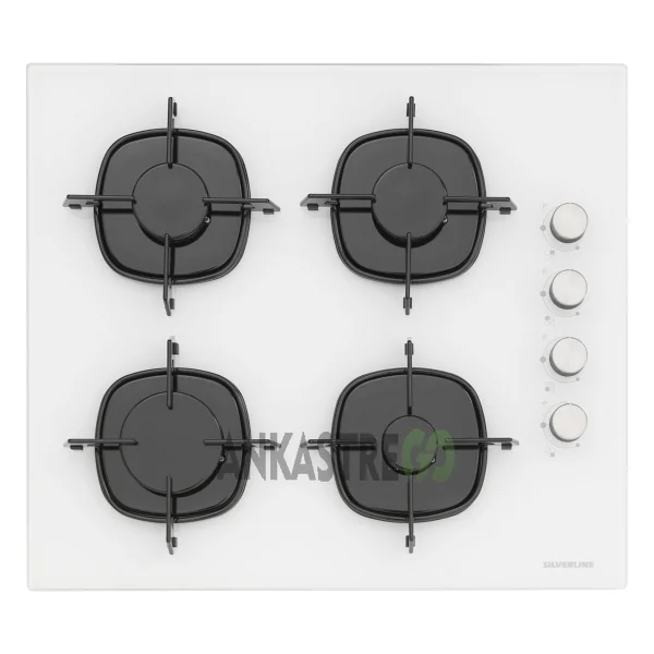 Silverline Bo6502w02 - Cs5335w01 - 3457 Soho 60 Beyaz Cam Ankastre Set - Görsel 3