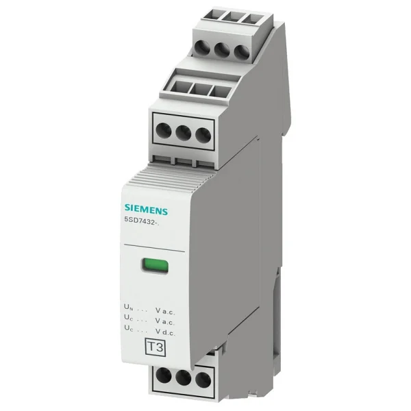Siemens 5sd7432-7 D Sınıfı 2 Kutuplu Enversör Kontaklı Yıldırıma Karşı Koruyucu Parafudr - Görsel 2