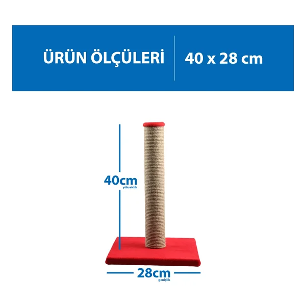 Herniks Çubuk 40 Cm Kedi Tırmalama Tahtası - Görsel 3