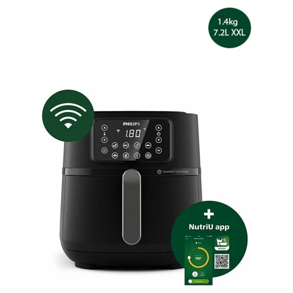Philips Airfryer Premiıum XXL Fritöz Philips Epilasyon Hediyeli - Siyah - Görsel 2