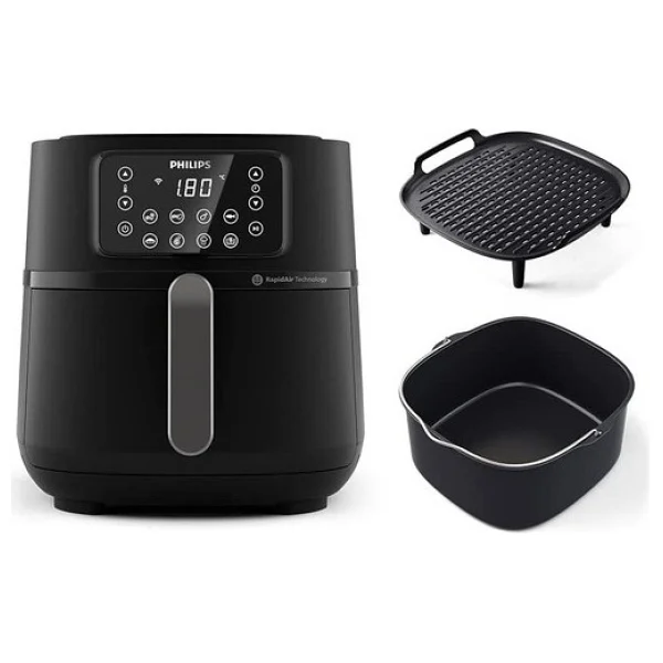 Philips Airfryer Premiıum XXL Fritöz Philips Epilasyon Hediyeli - Siyah - Görsel 5