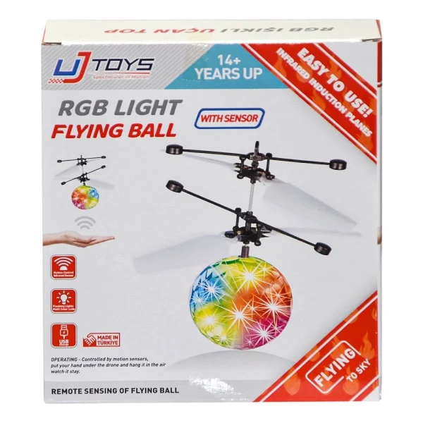 Uj Toys Işıklı Uçan Top Uj3005 - Görsel 2