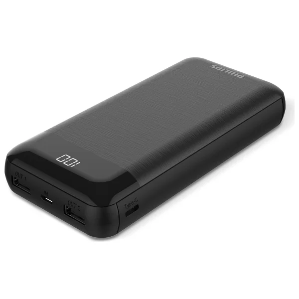 Philips Dlp2720 20000 mAh 2 USB Çıkışlı Lityum Powerbank - Görsel 4