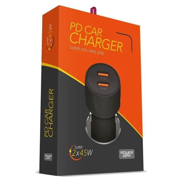Powerway Cc45 45 W Hızlı Araç Şarj Aleti - Görsel 2