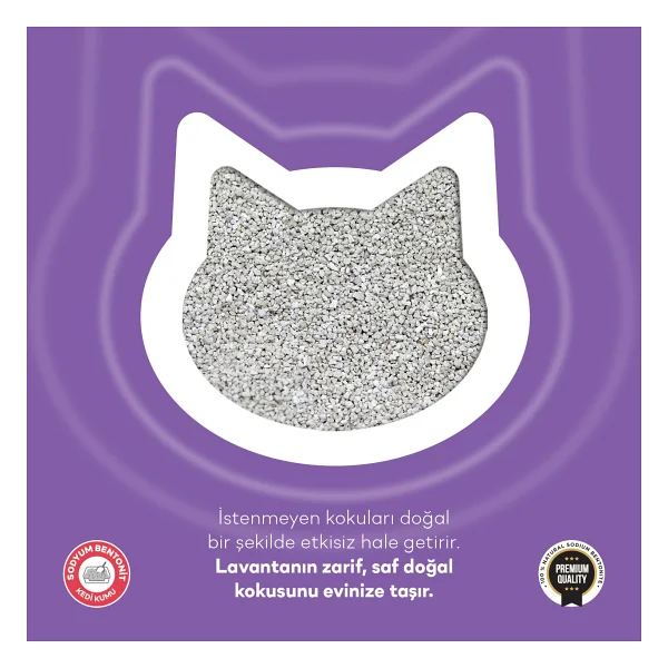Toi Moi Lavanta Kokulu 10 Lt Bentonit Kedi Kumu - Görsel 3