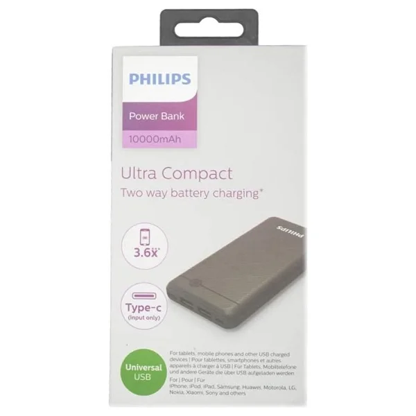 Philips Dlp1710cb Siyah 10000 mAh Powerbank - Görsel 3