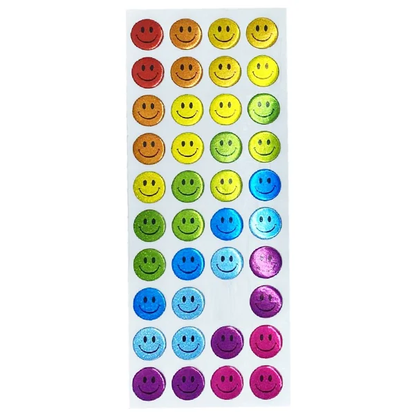Limmy Sticker Kabartmalı Stiker Defter, Planlayıcı Etiket Renkli Gülenyüz (Cb397) 16x7 Cm - Görsel 2