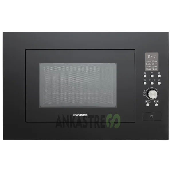 Silverline Bo6503b01 - Cs5349b01 - 3420 Classy 60 - Mw9018b01 Siyah Cam Ankastre Set - Görsel 5