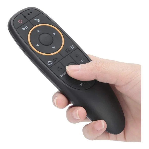 Aır Mouse 2.4ghz Smart TV Akıllı Kumanda Weko Kr G10 Androıd-Wındows-Mac-Lınux-TV Box Uyumlu Ses Komutlu - Görsel 3