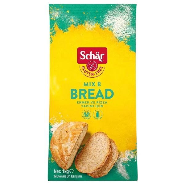 Schar Mix B 1 Kg 5'li Glutensiz Ekmeklik Un Karışımı - Görsel 3