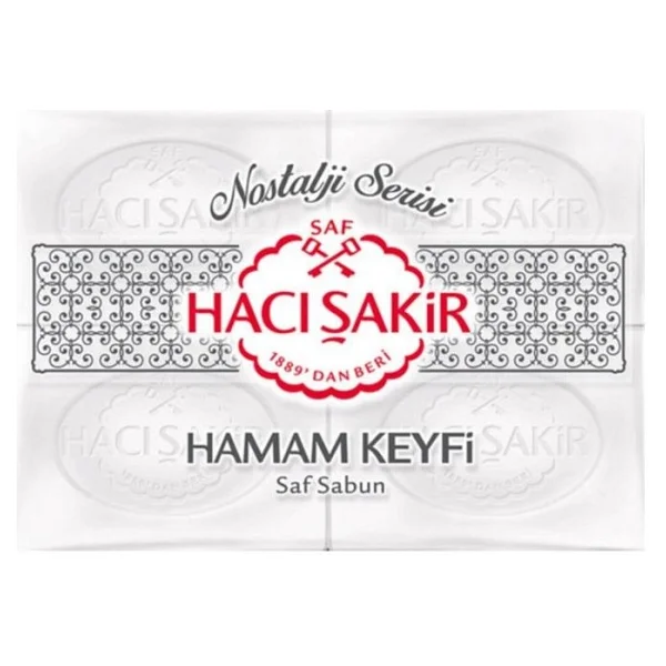 Hacı Şakir Hamam Keyfi Saf 4x200 Gr 4 Adet Sabun - Görsel 2