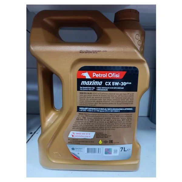 Petrol Ofisi Maxima Cx 5w-30 7 Lt Motor Yağı - 2026 - Görsel 2